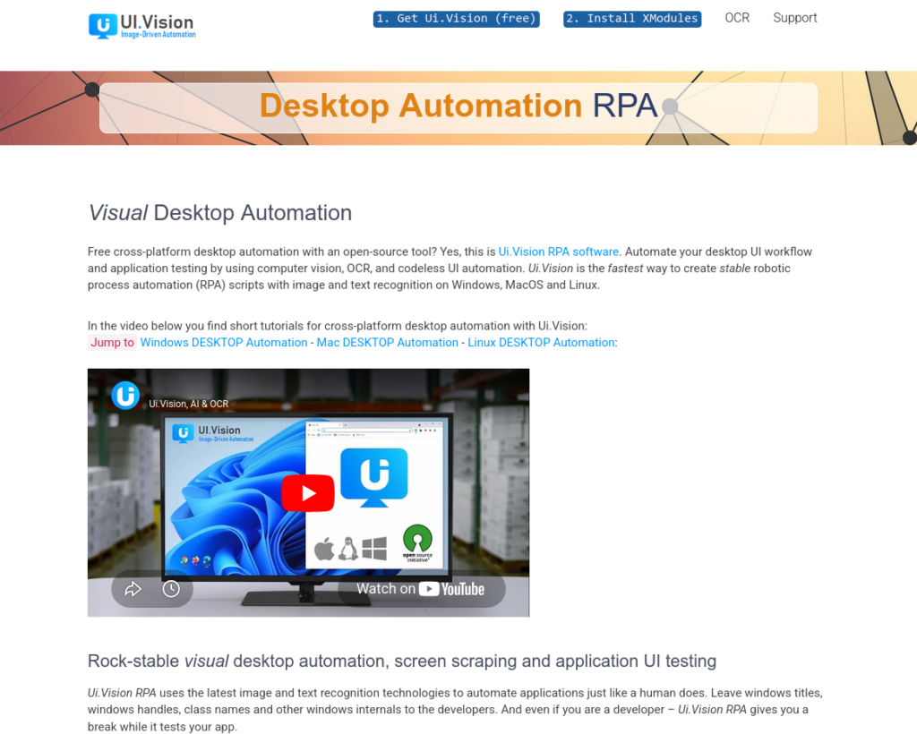 UI.Vision RPA: Browser/Desktop Automation Explained ui vision desktop automation